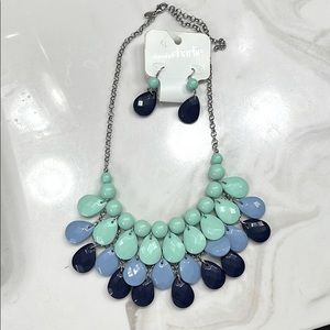 NEW Charming Charlie necklace & earring set